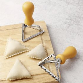 1pc Dumpling Mold Ravioli Maker Mold With Handle Dumplings Tool - Triangle