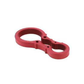 1pc Can Opener; Bottle Jar Opener; Multifunctional Non-slip Labor-saving Cap Opening Artifact; Kitchen Gadgets; Kitchen Tools - Red
