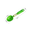 500g; LCD Electronic Digital Spoon Scale; Digital Measuring Spoon; Kitchen Scale Weighted Gram Spoon (Batteries Are Not Included) - Green