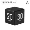 Digital Display Alarm Clock Time Management PP Cube Shape Countdown Homework Study Timer Kitchen Timers for Daily Life - China - Black