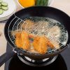 1pc Semicircle Stainless Steel Food Cooling Rack; Frying Rack; Kitchen Tools - 1pc