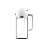 1pc 2-in-1 Oil Bottle Spray And Automatically Open Pour Olive Oil Gravy Boats Grill Sprayer Leak-proof Nozzle BBQ Kitchen Accessories - White