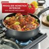 Easy Care Nonstick Cookware, Jumbo Cooker, 5 Quart, Grey - Grey