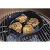Cast Iron 12" Seasoned Dual Handle Pan - L10SKL - Black