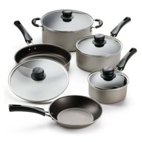 9-Piece Non-Stick Cookware Set, Champagne - Champagne