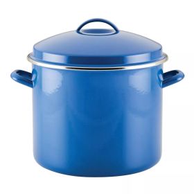 16qt Porcelain Enamel Covered Stock Pot 4 out of 5 stars with 163 reviews 163 - Blue