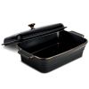 13" Stoneware Covered Baking Dish, Onyx - Black