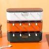 1pc; Four-grids Seasoning Box; Household Light Seasoning Jar; Seasoning Jar; Flavors Jar; Seasoning Container; Spice Storage Box For Kitchen - Orange