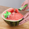 Watermelon Knife Stainless Steel Pinwheel Design Easy To Cut Watermelon Slices Kitchen Gadgets Salad Fruit Slicing Knife Tool - 1pcs