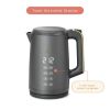 1.7-Liter Electric Kettle 1500 W with One-Touch Activation - Oyster Gray