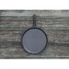 Cast Iron 10.5" Seasoned Round Griddle - Black