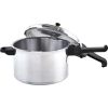 4.2Qt Stovetop Aluminum Pressure Cooker with Safety Regulator - 4.4 qt