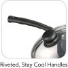 Primaware Non-stick Cookware Set, 10 Piece - black