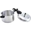 4.2Qt Stovetop Aluminum Pressure Cooker with Safety Regulator - 4.4 qt
