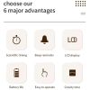 Digital Display Alarm Clock Time Management PP Cube Shape Countdown Homework Study Timer Kitchen Timers for Daily Life - China - Black