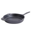 Timeless Beauty Pre-Seasoned Plus 12" Cast Iron Fry Pan - black.