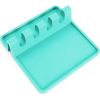 1pc Silicone Utensil Rest With Drip Pad For Multiple Utensils; Heat-Resistant; BPA-Free Spoon Rest & Spoon Holder For Stove Top - Coffee