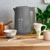 1.7-Liter Electric Kettle 1500 W with One-Touch Activation - Oyster Gray