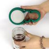 1pc Can Opener; Bottle Jar Opener; Multifunctional Non-slip Labor-saving Cap Opening Artifact; Kitchen Gadgets; Kitchen Tools - Red