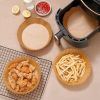 Air Fryer Liners , 100 Pcs Disposable Paper Liner For Roasting Microwave - Brown