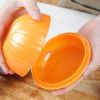 1pc Plastic Onion Storage Keeper Pod - Orange