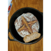 3.2qt Cast Iron Combo Cooker - black.