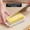 1pc Butter Preservation Box, Food Preserving Container Box, Dividable Butter Pan With Lid, Sealing Butter Pan, Kitchen Gift - Butter Box
