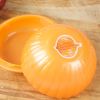 1pc Plastic Onion Storage Keeper Pod - Orange