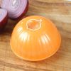 1pc Plastic Onion Storage Keeper Pod - Orange