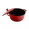 5qt Cast Aluminum Dutch Oven - Red - Red