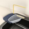 2pcs Kitchen Sink Drain Rack With Filter Multi-Functional Triangular Sink Rack Disposable Kitchen Waste Filter - Gray White