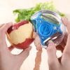 1pc 3-in-1 Fruit Vegetable Peeler Stainless Steel Shredder Scraper For Potato Carrot Apple Veggie Kitchen Supplies - Blue