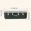 1pc; Four-grids Seasoning Box; Household Light Seasoning Jar; Seasoning Jar; Flavors Jar; Seasoning Container; Spice Storage Box For Kitchen - Green