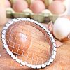 1pc Stainless Steel Egg Slicer Cutter Cut Egg Device Grid For Vegetables Salads Potato Mushroom Tools Chopper For Kitchen Chopper - Silvery