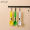 500g; LCD Electronic Digital Spoon Scale; Digital Measuring Spoon; Kitchen Scale Weighted Gram Spoon (Batteries Are Not Included) - Yellow